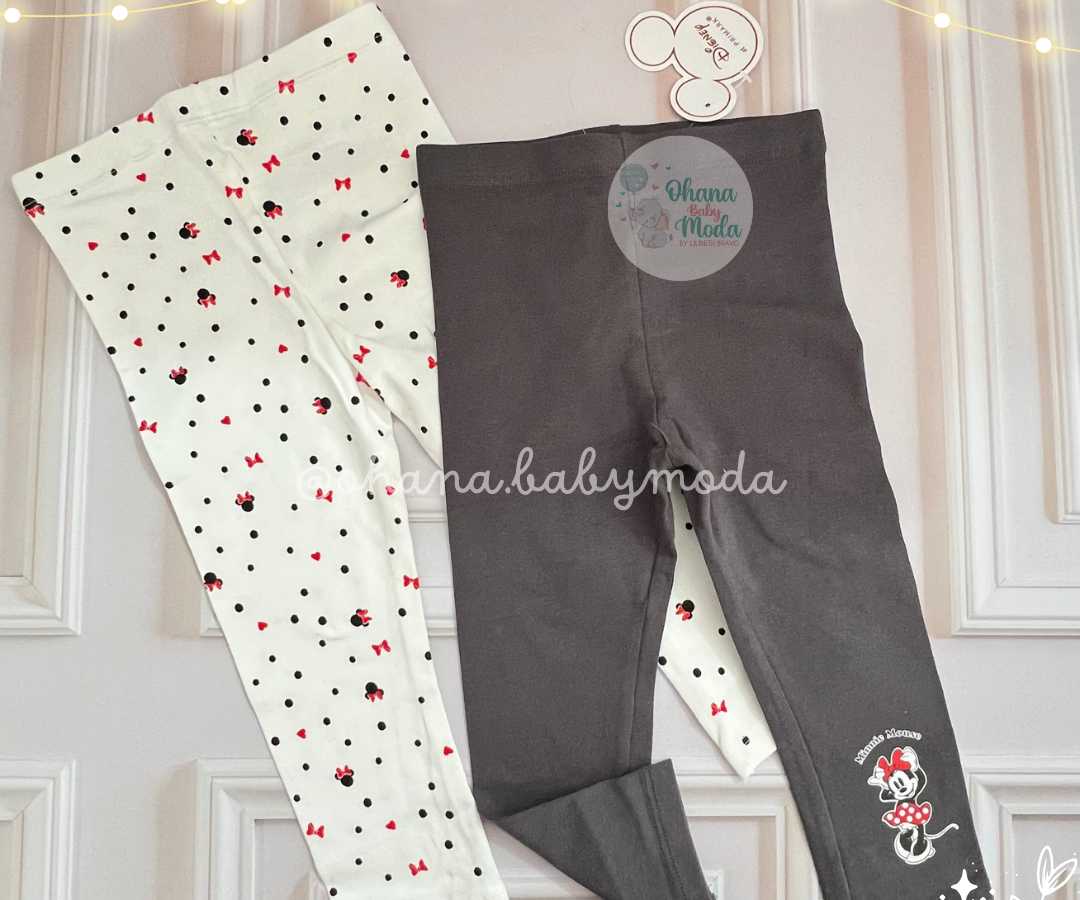 leggings x2 minnie 9m