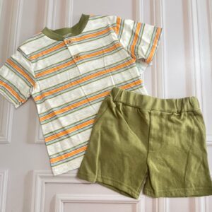 conjunto short de niño colors 12m