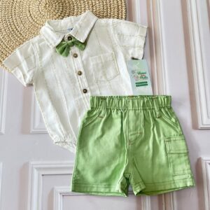 conjunto formal verde 0 3m