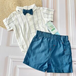conjunto formal azul 6 9m